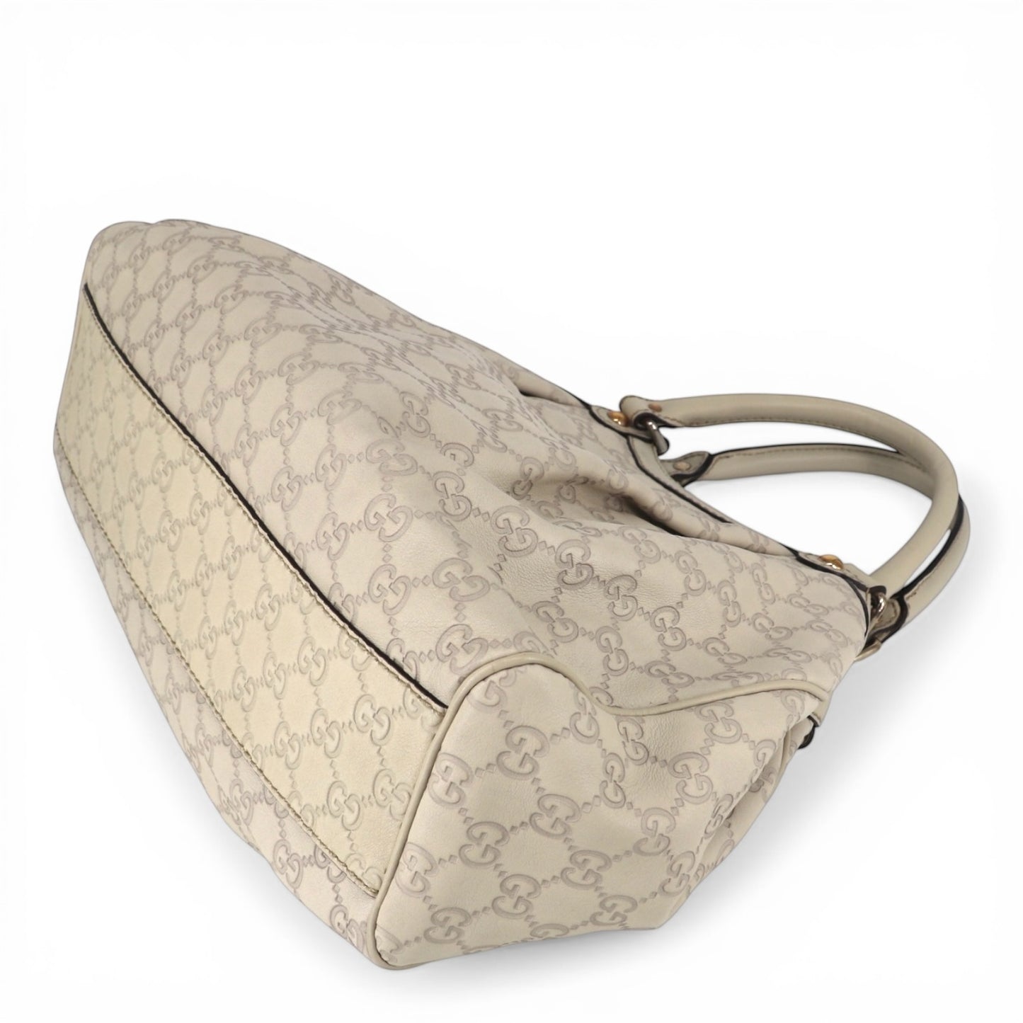 Gucci Sukey Guccissima Leder beige