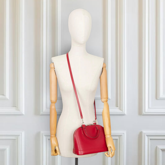 Louis Vuitton Alma BB epi Fuchsia