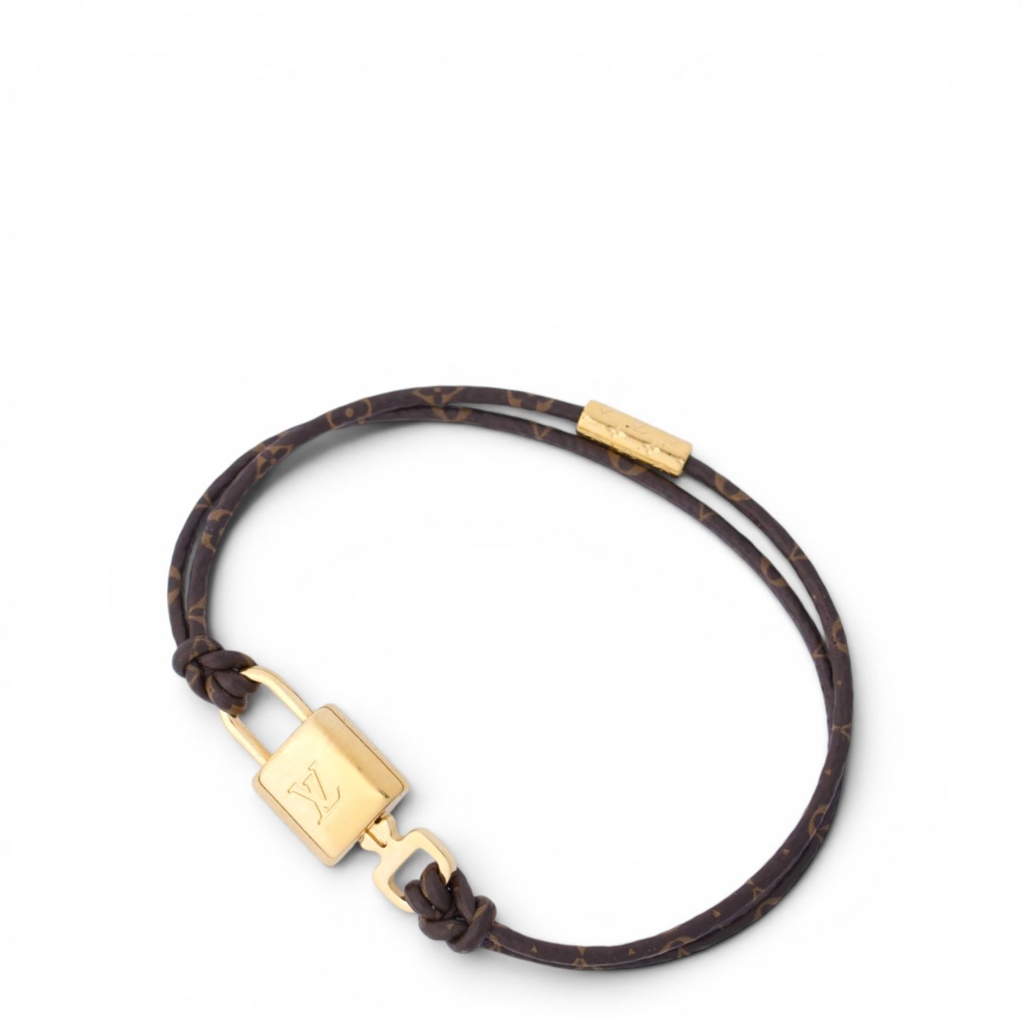 Louis Vuitton Lock It Armband Monogram Gr. 19