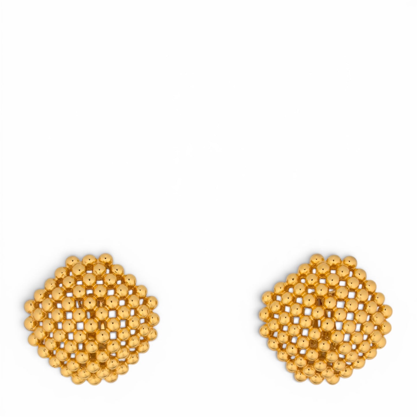 Christian Dior Ohrclips rund
