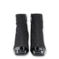 Chanel Stiefeletten schwarz glitzer Gr. 37.5