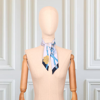 Hermès Twilly "Brides de Gala" blau