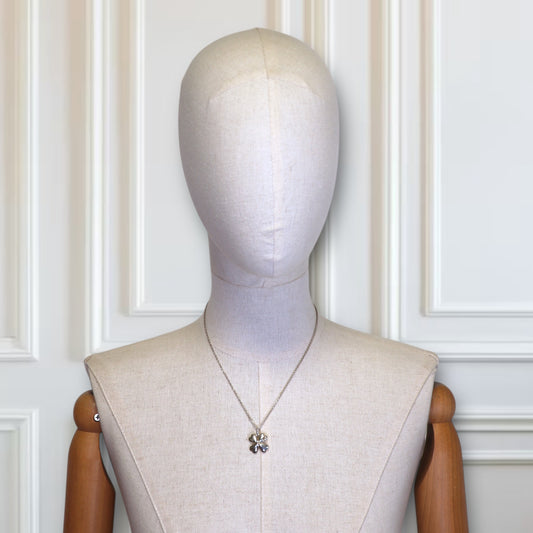 Gucci Kette Kleeblatt Silber