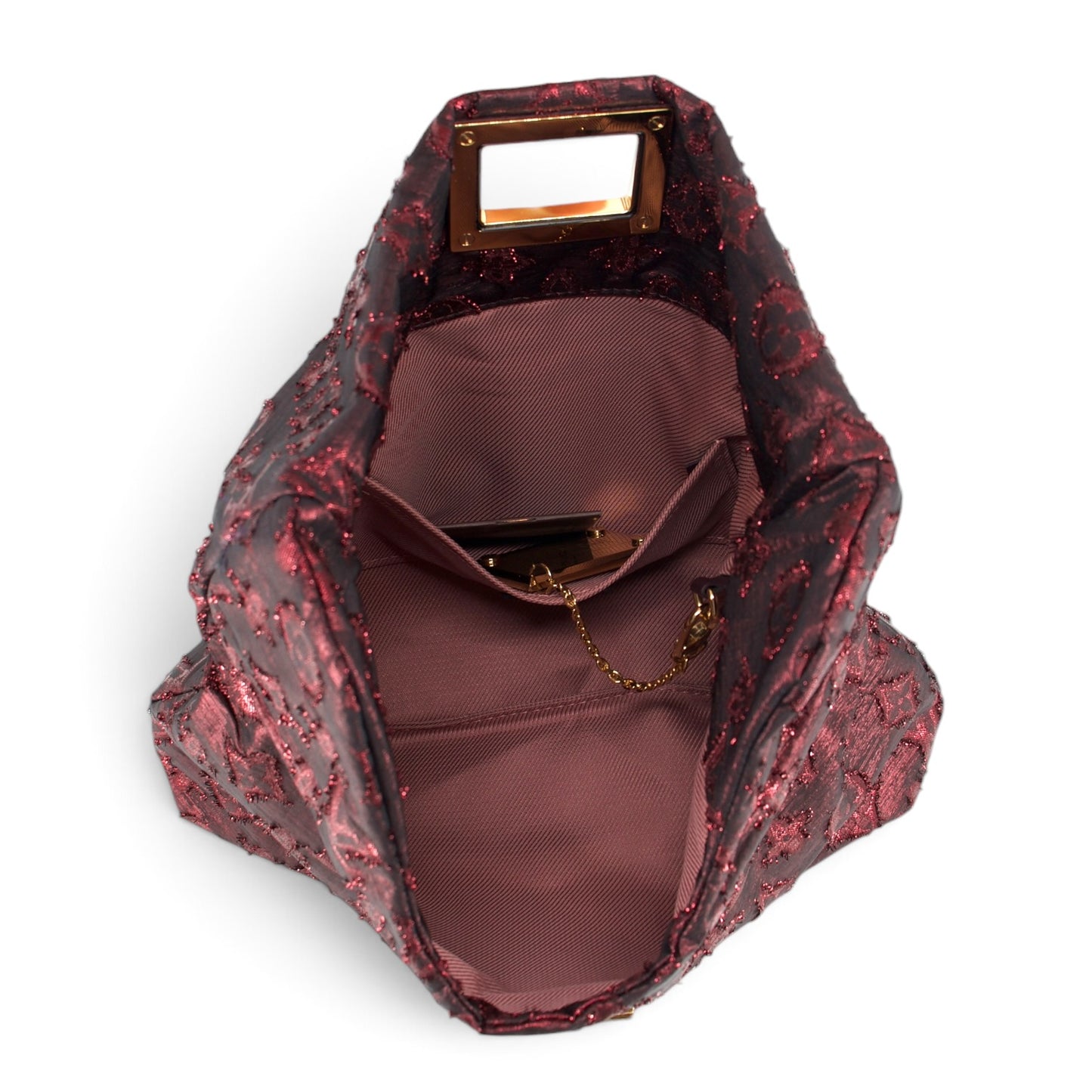 Louis Vuitton Altair Clutch Lurex Bordeaux