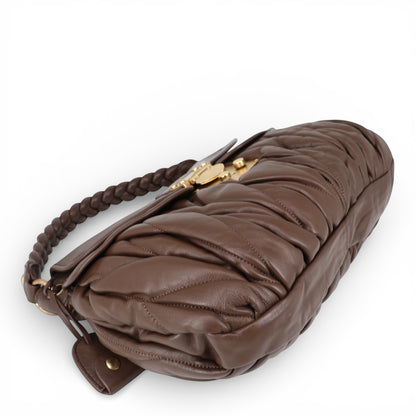 Miu Miu Two-way matelassé braun