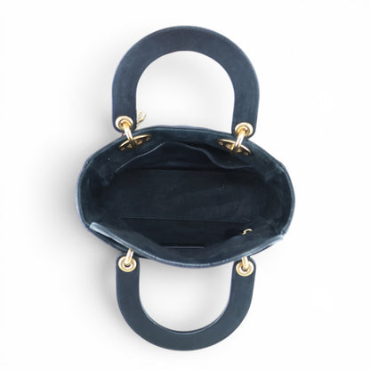 Dior Lady Dior Small Stud schwarz GHW