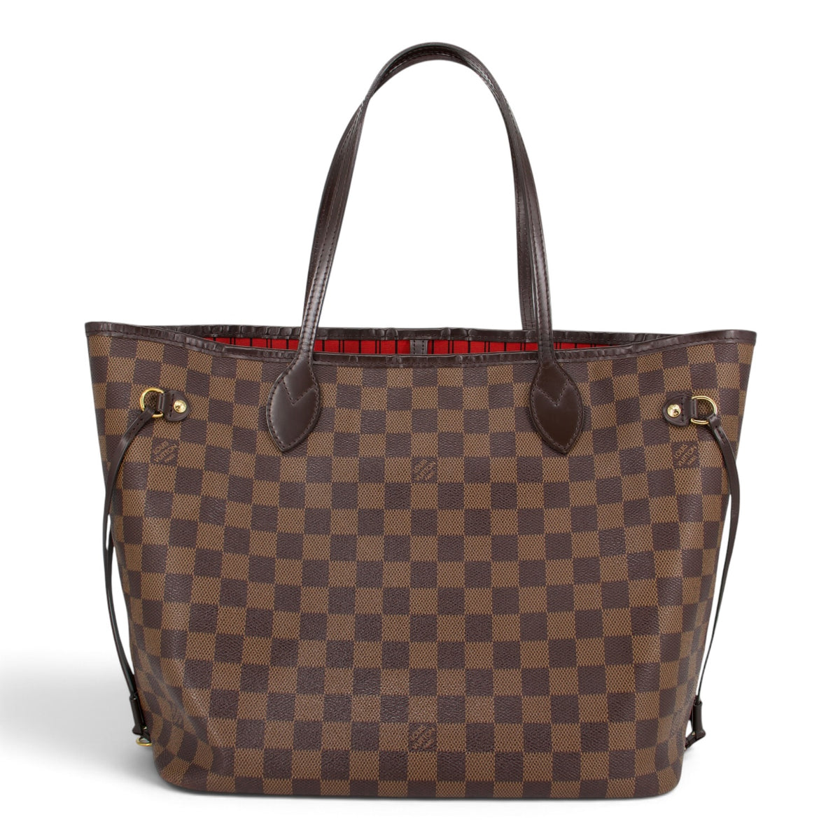 Louis Vuitton Neverfull MM + Pochette Damier ebène