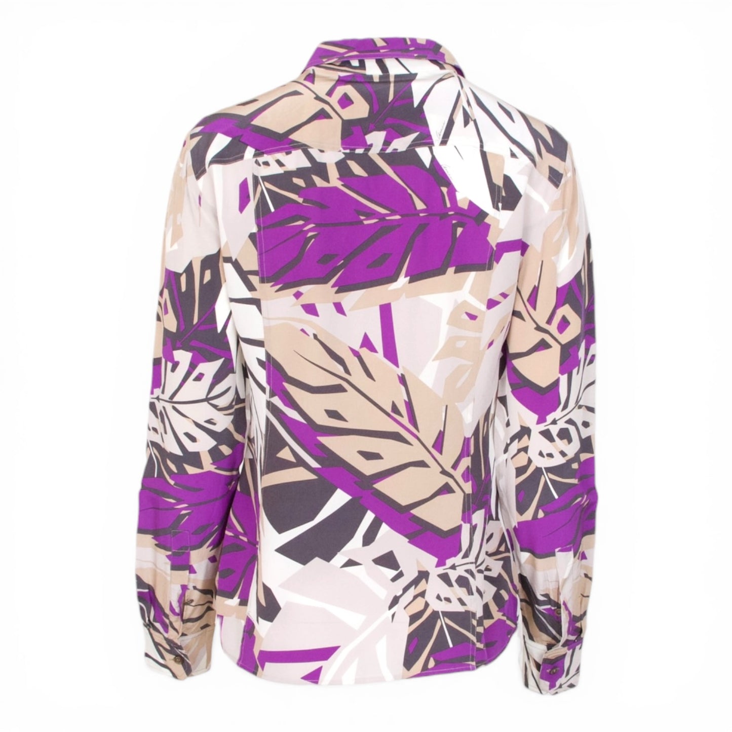 Gucci Seidenbluse beige/lila IT 42 DE 36