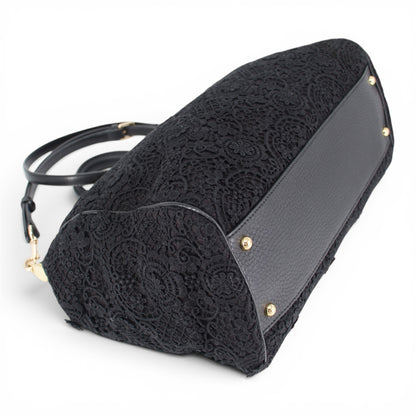 Dolce & Gabbana Large Sicily Spitze schwarz