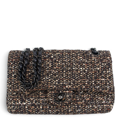 Chanel Timeless Medium double flap tweed