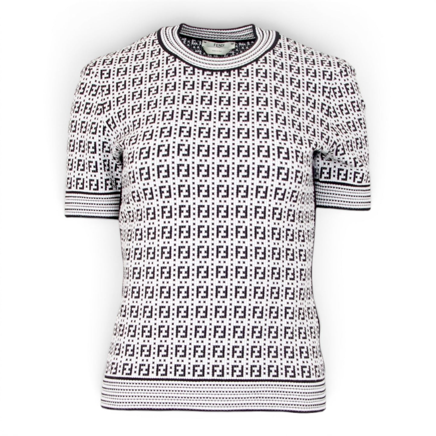 Fendi Kurzarm schwarz/weiss IT 40 DE 36