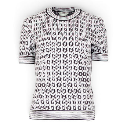 Fendi Kurzarm schwarz/weiss IT 40 DE 36