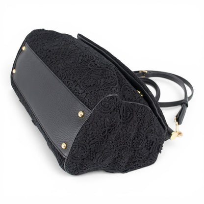 Dolce & Gabbana Large Sicily Spitze schwarz