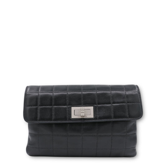 Chanel Chocolate bar Clutch schwarz