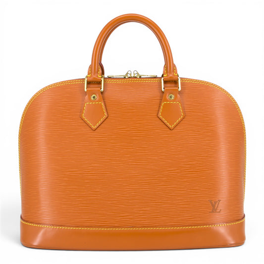 Louis Vuitton Alma PM Epi kenian braun