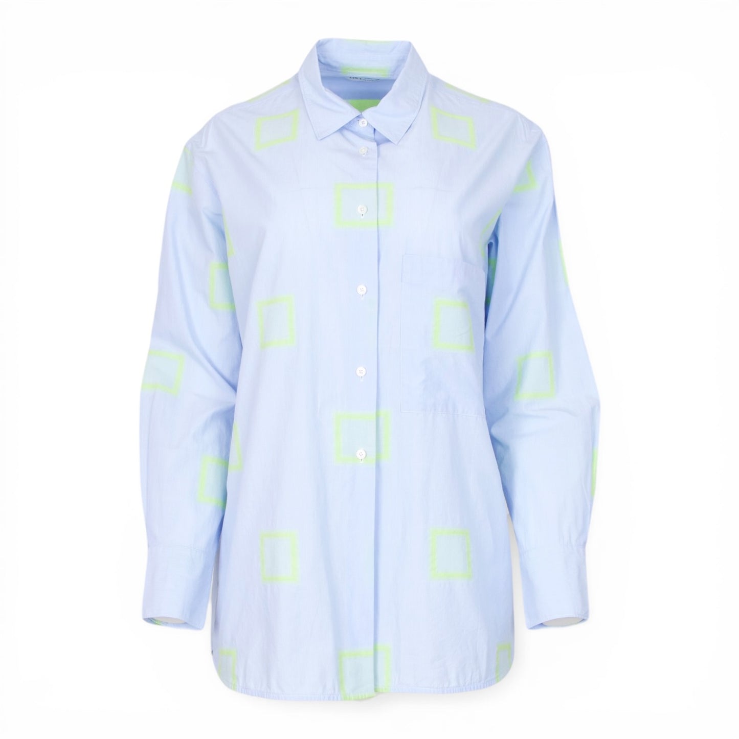 Lis Lareida Bluse blau/grün Gr. 36