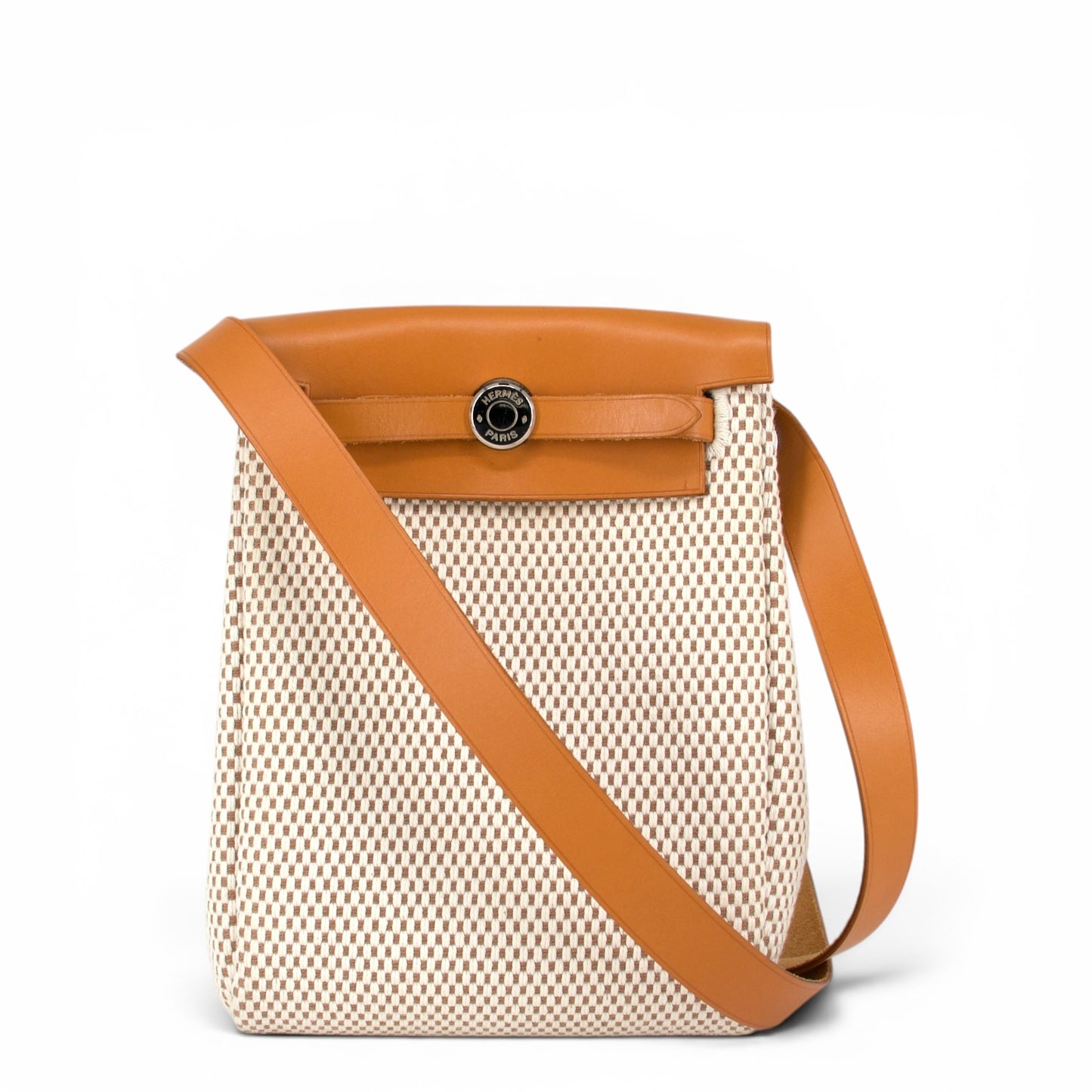 Hermès Herbag TPM crème/naturel