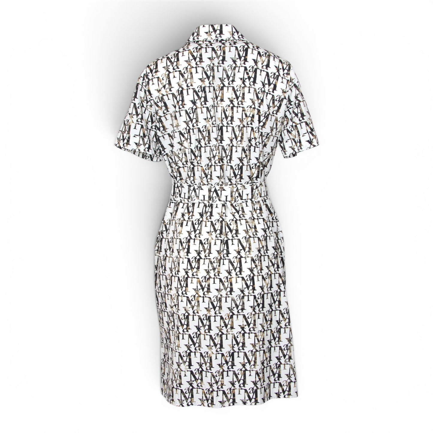 Max Mara Kleid weiss gemustert Gr. 38