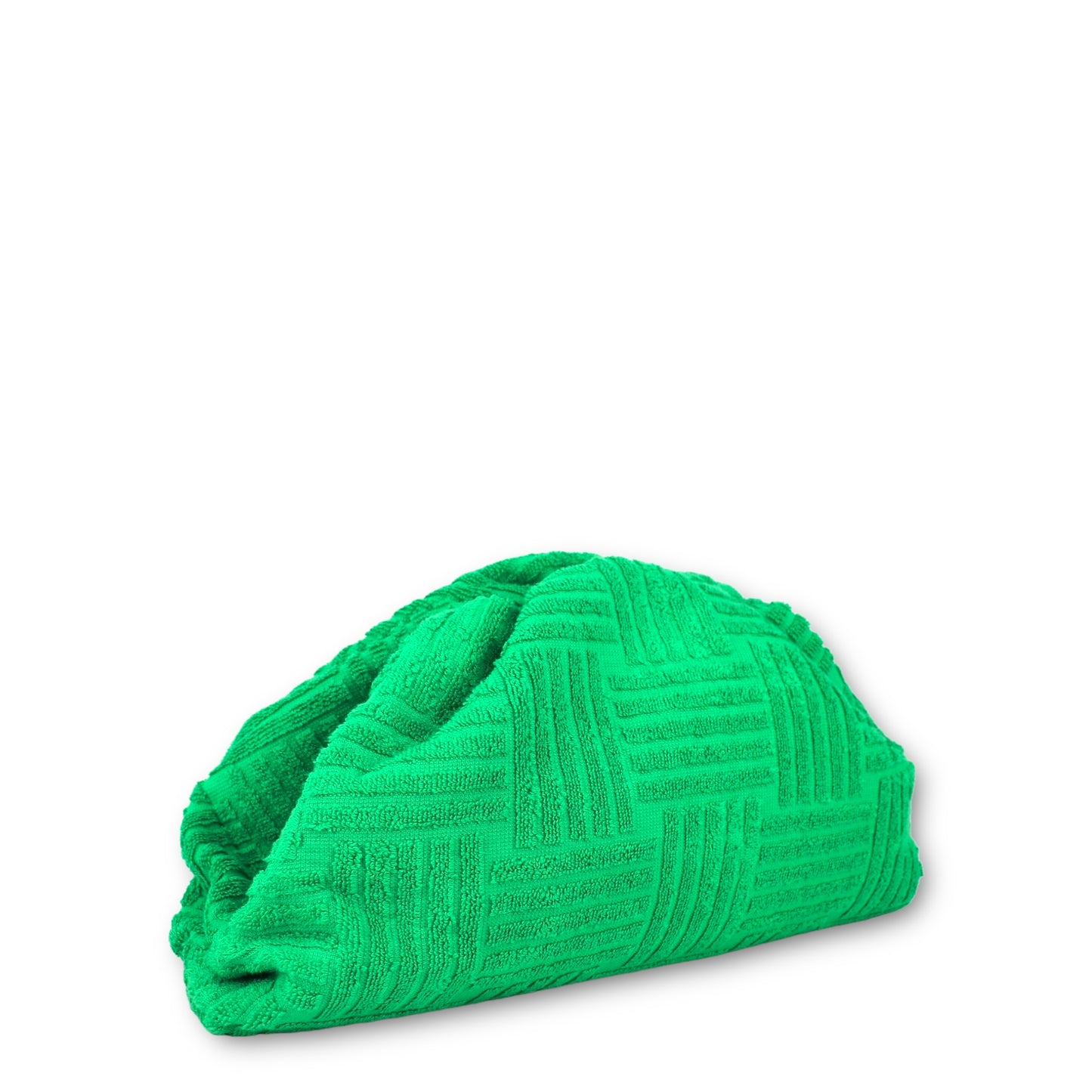 Bottega Veneta Pouch Intreccio Terry  "Grass"