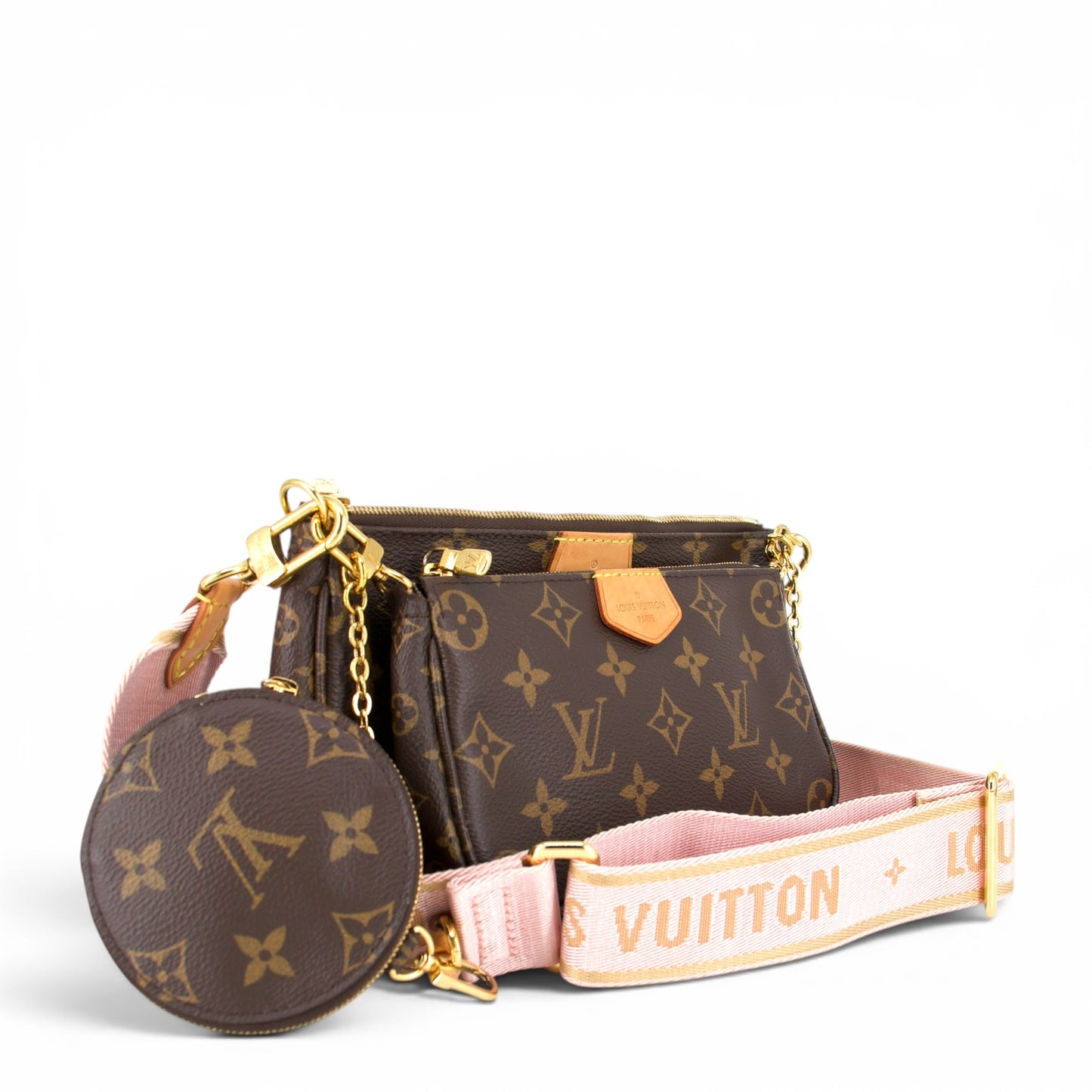 Louis Vuitton Multi Pochette Monogram rosa