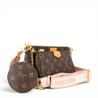Louis Vuitton Multi Pochette Monogram rosa