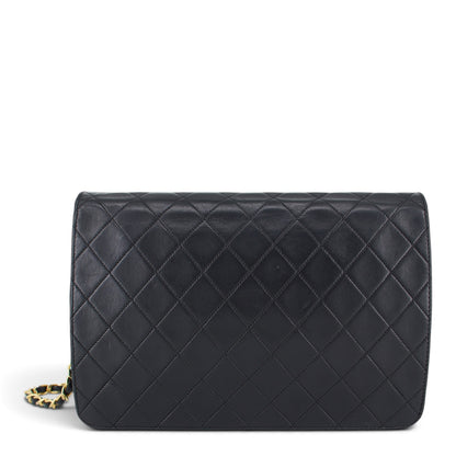 Chanel Matelassé Lammleder schwarz GHW