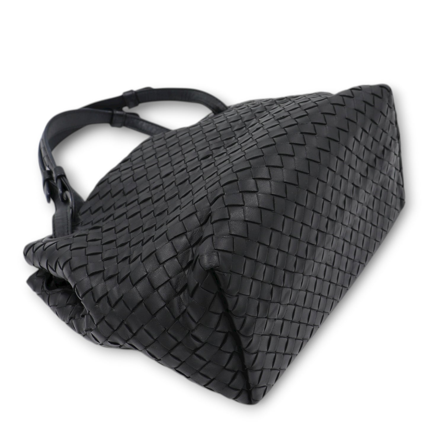 Bottega Veneta Small Garda Intrecciato schwarz