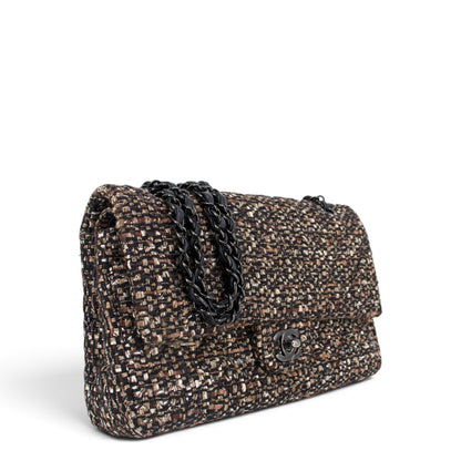 Chanel Timeless Medium double flap tweed