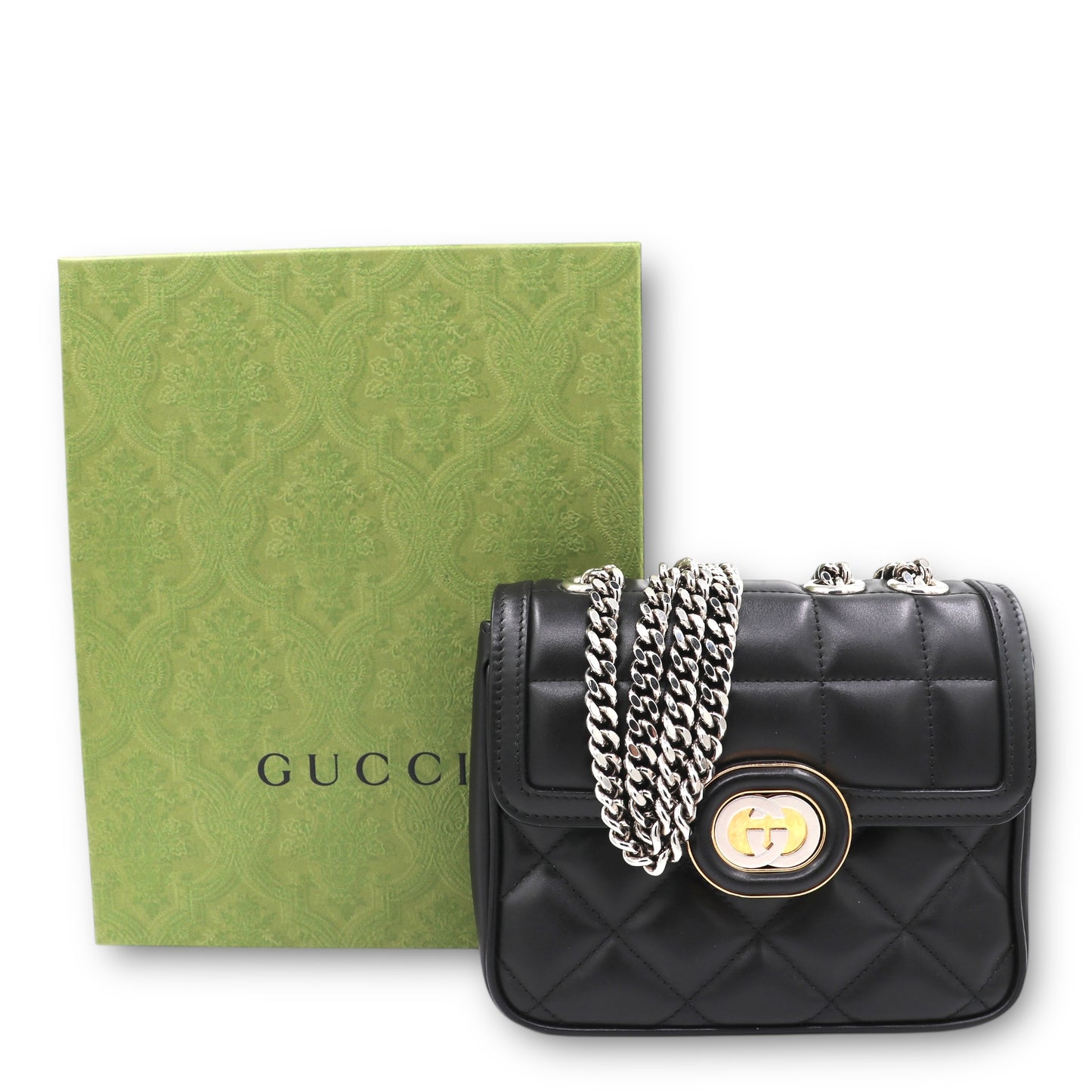 Gucci Deco mini Tasche schwarz