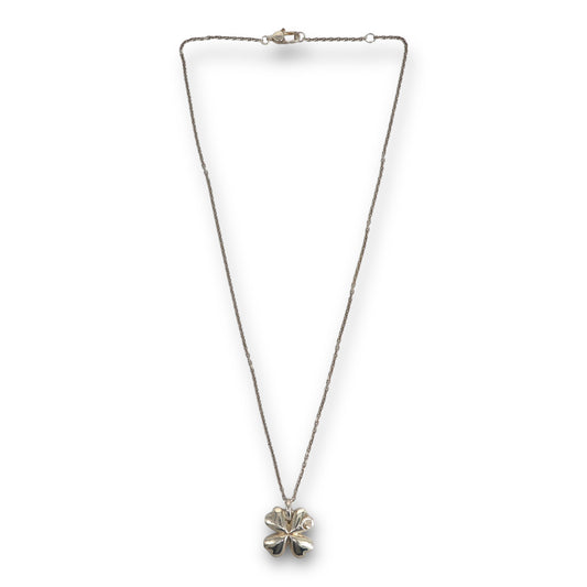 Gucci Kette Kleeblatt Silber