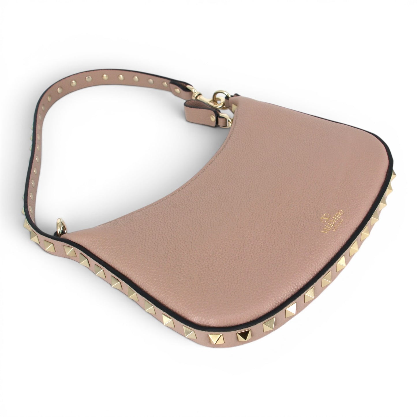 Valentino Rockstud Schultertasche Poudre