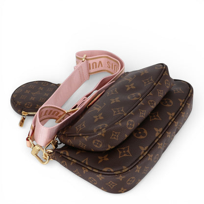 Louis Vuitton Multi-Pochette Accessoires Monogram rosa
