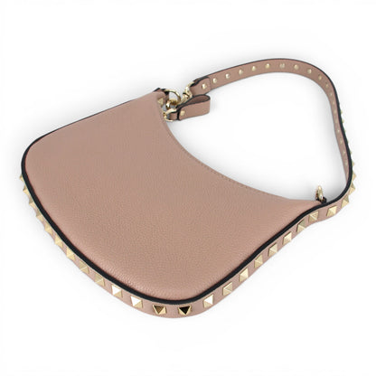 Valentino Rockstud Schultertasche Poudre