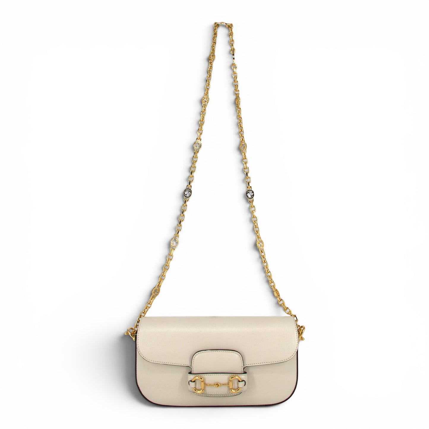 Gucci Small Horsebit 1955 crème
