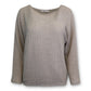 Fabiana Filippi Strickpullover taupe/silber Gr. M