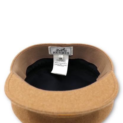 Hermès Saint-Malo Hut camel Gr. 58