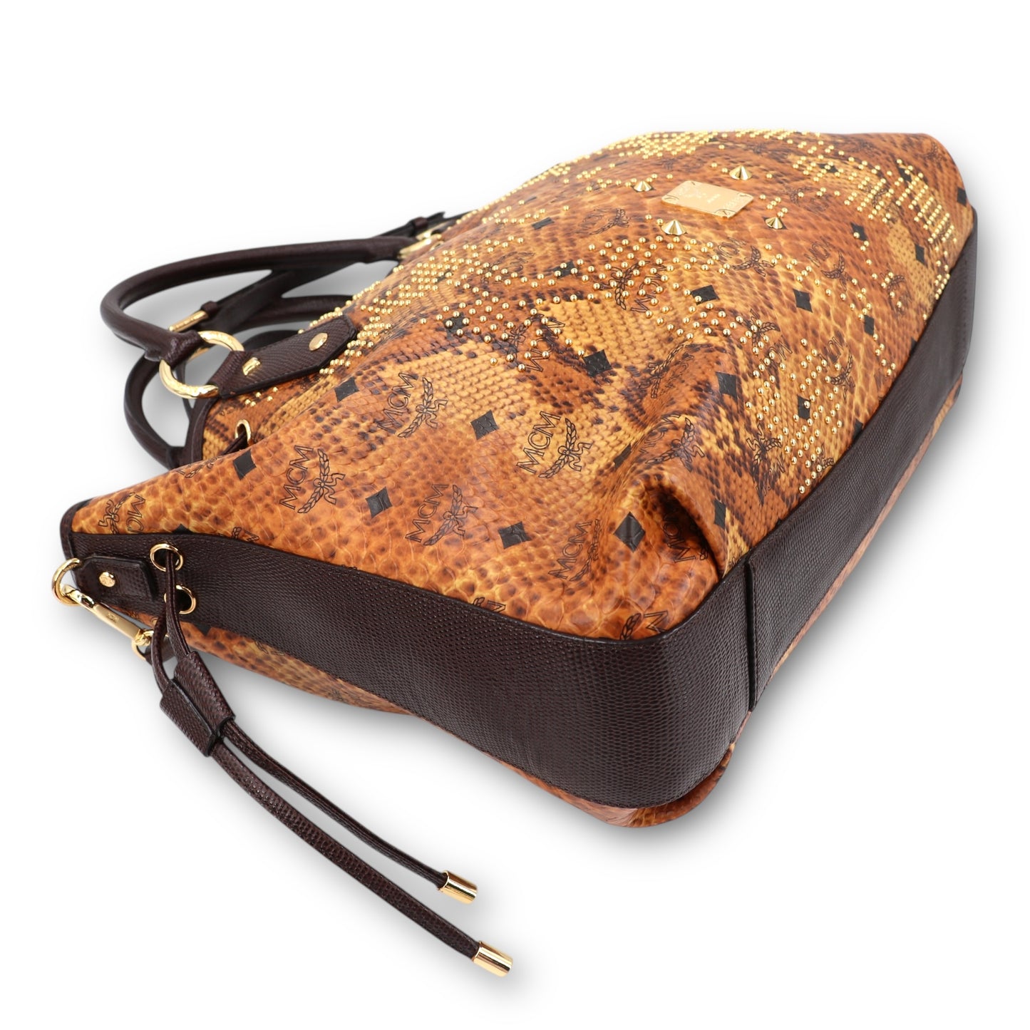 MCM Two-way Visetos braun mit Nieten