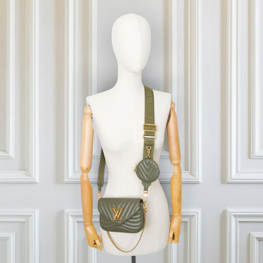 Louis Vuitton New Wave Multi-Pochette khaki