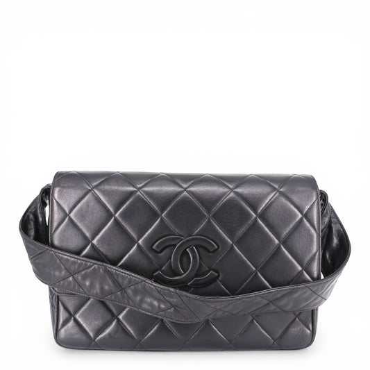Chanel CC Flap messenger schwarz