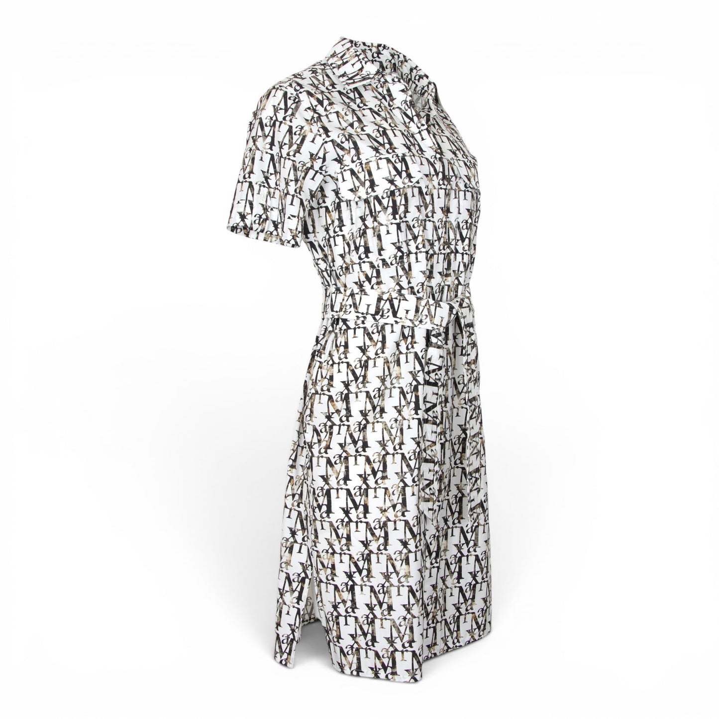 Max Mara Kleid weiss gemustert Gr. 38