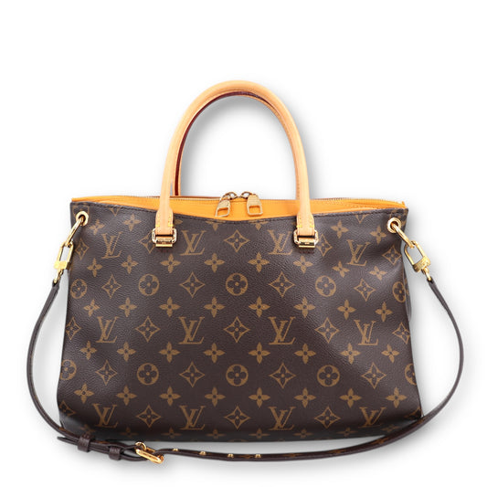 Louis Vuitton Pallas MM Monogram safran