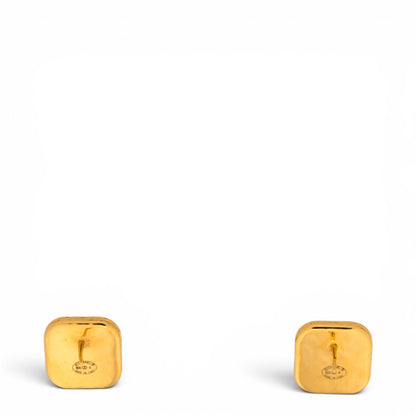 Chanel Ohrringe schwarz/gold