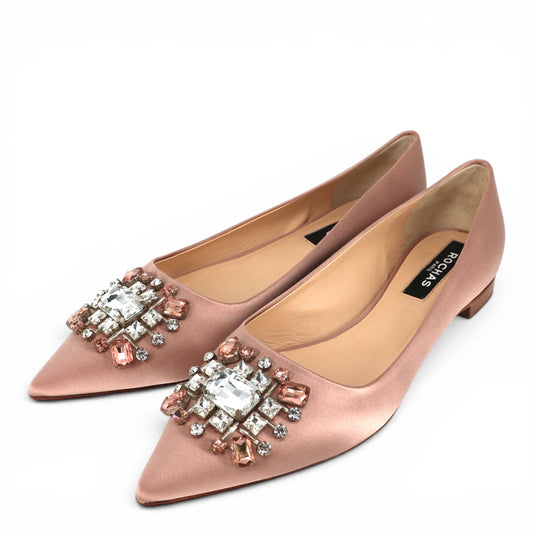 Rochas Ballerinas Satin Gr. 39