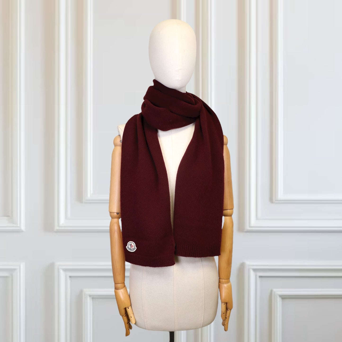 Moncler Schal bordeaux
