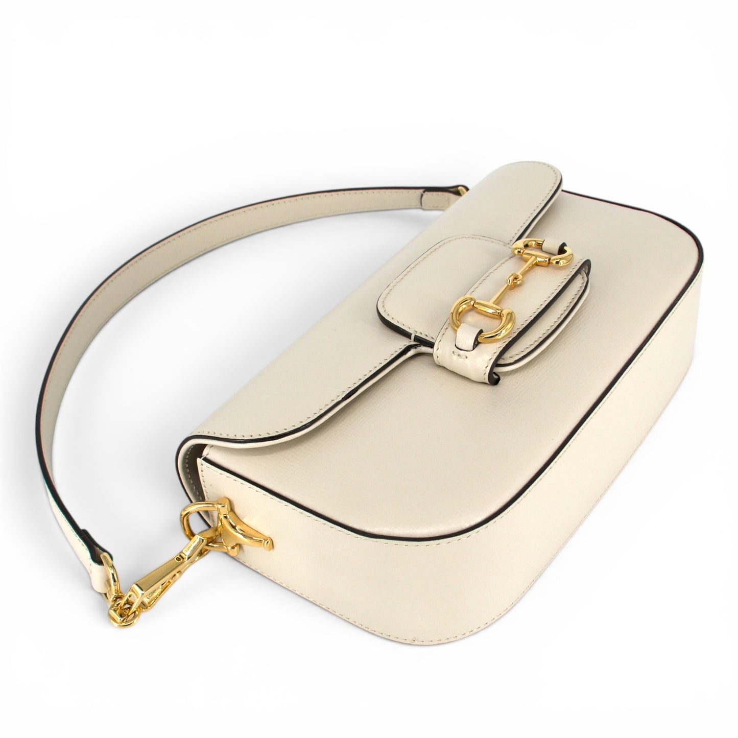 Gucci Small Horsebit 1955 crème