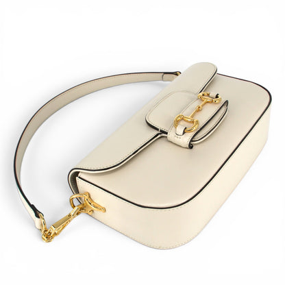 Gucci Small Horsebit 1955 crème