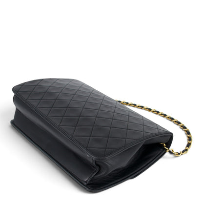 Chanel Matelassé Lammleder schwarz GHW