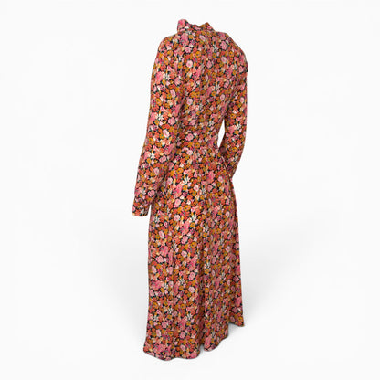 Weekend Max Mara Kleid Seide geblümt Gr. 36