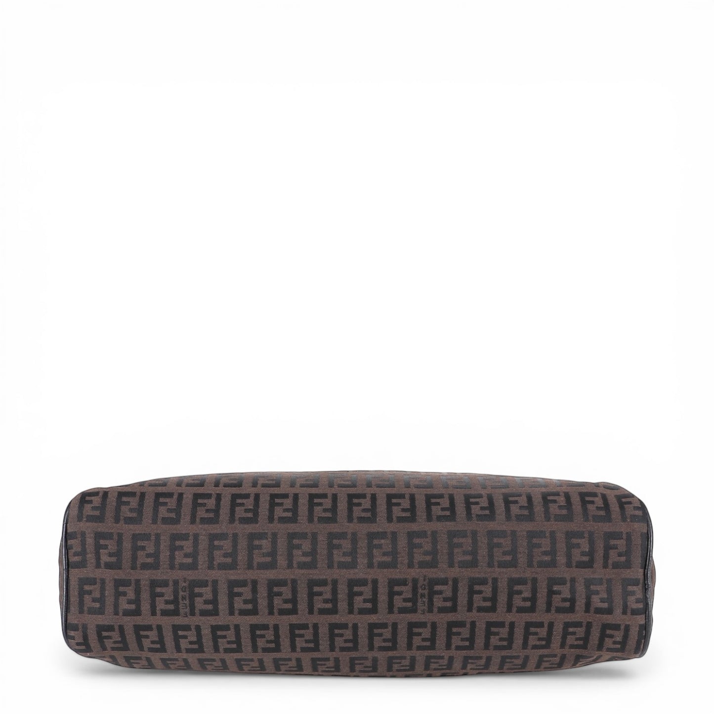 Fendi Zucchino Schultertasche braun