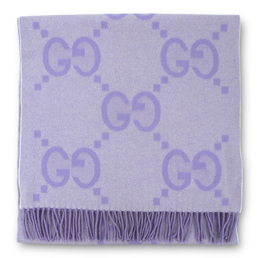 Gucci Schal reversible lavendel/lila
